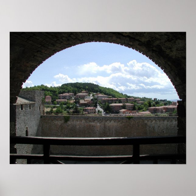 Poster Montalpuciano, Itália (Frente)