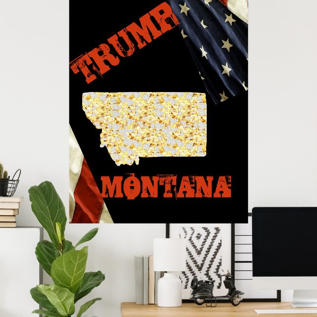 POSTER MONTANA  (Escritório em casa)