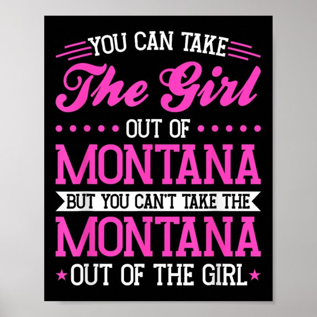 Poster Montana Girl Can't Take Out The Montana  (Frente)