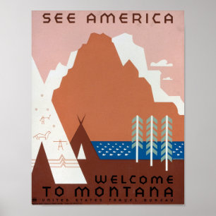 Poster Montana Imagens Vintage Imagens Estéticas Antigas