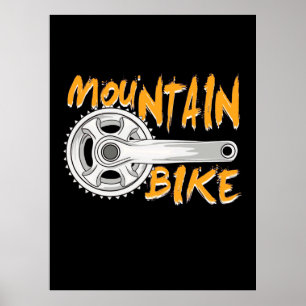 Poster Montanha Bike Art