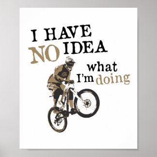 Poster Montanha Bike não tem ideia do que estou fazendo M