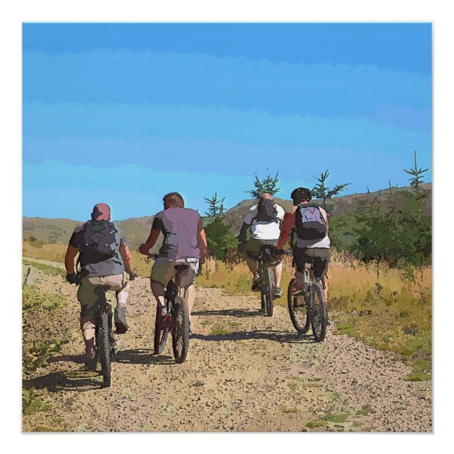 PÔSTER MONTANHA BIKING (Frente)