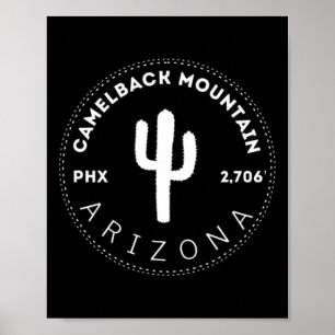 Poster Montanha Camelback - Phoenix Arizona Escalada E