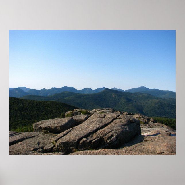 Poster Montanha Cascade, Adirondacks (Frente)