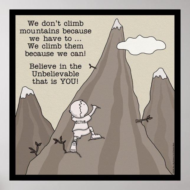 Pôster Montanha Clima (Frente)