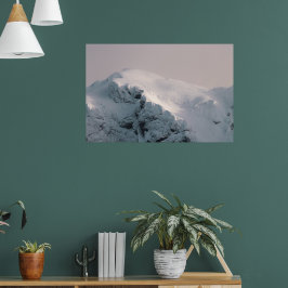 Poster Montanha coberta de neve