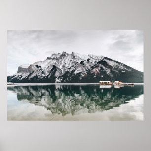 POSTER MONTANHA COBERTA PELA NEVE