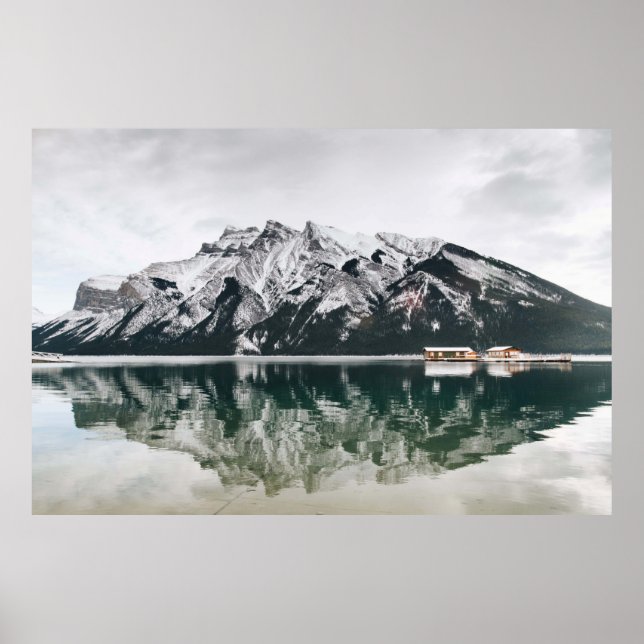 POSTER MONTANHA COBERTA PELA NEVE (Frente)