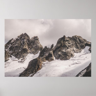 POSTER MONTANHA COBRIR POR NEVE