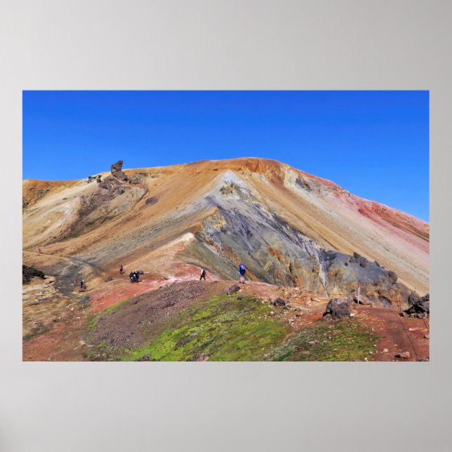 Poster Montanha Colorida (Frente)