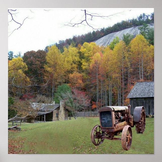 POSTER MONTANHA DA PEDRA-N.C. ESTADO PARK-POSTER (Frente)