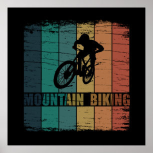 Poster Montanha de bicicleta Mtb