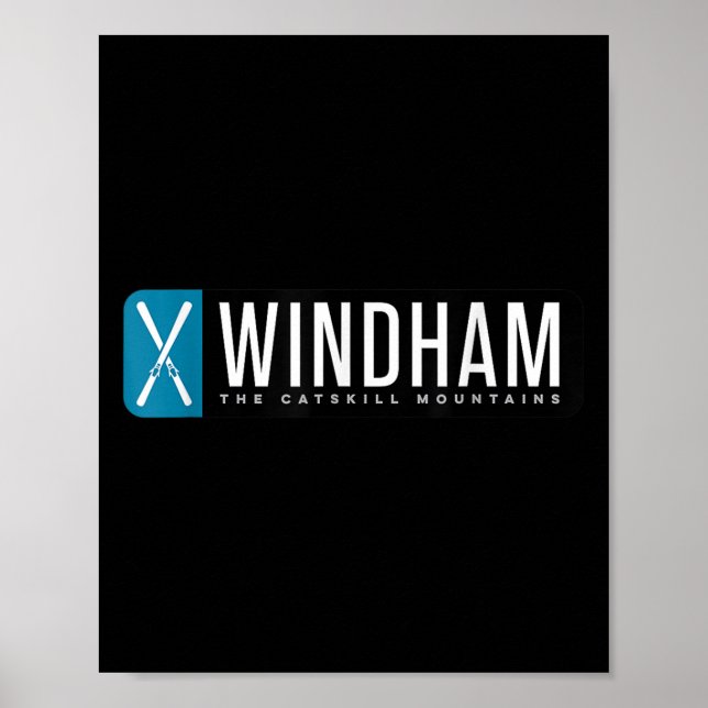 Poster Montanha de Esqui Windham  (Frente)