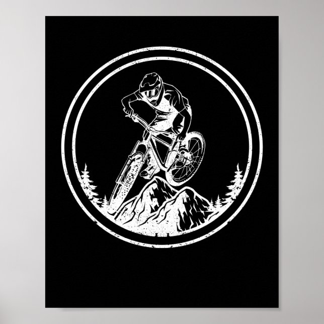 Poster Montanha - Descida De Cavaleiro De Bicho - Montanh (Frente)