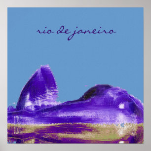 Pôster Montanha do Sugarloaf Rio JR