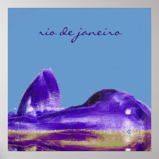 Pôster Montanha do Sugarloaf Rio JR