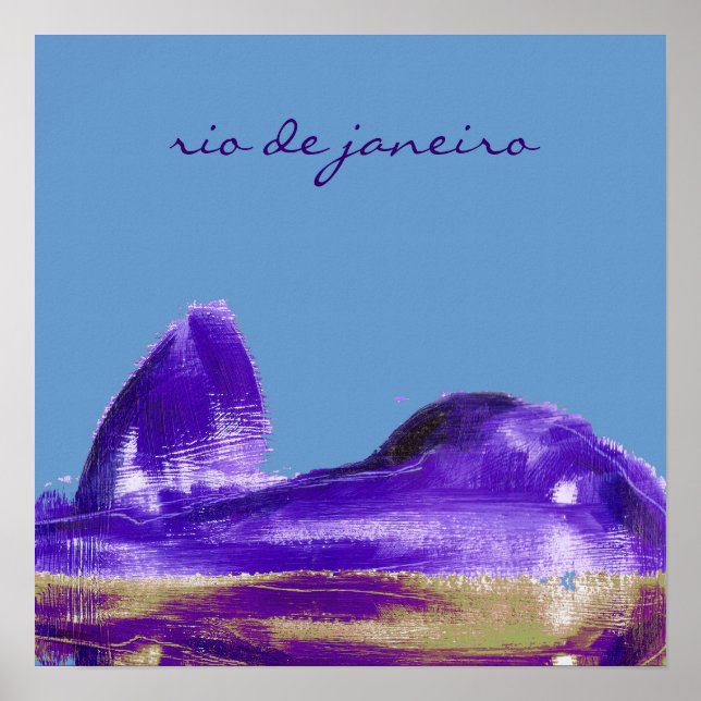 Pôster Montanha do Sugarloaf Rio JR (Frente)