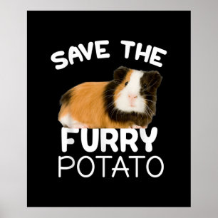 Poster Montanha Guiné-Porco - Salvar Batata Furtiva