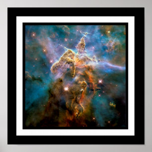 Pôster Montanha Mística Nebulosa Carina Foto Espacial Hub