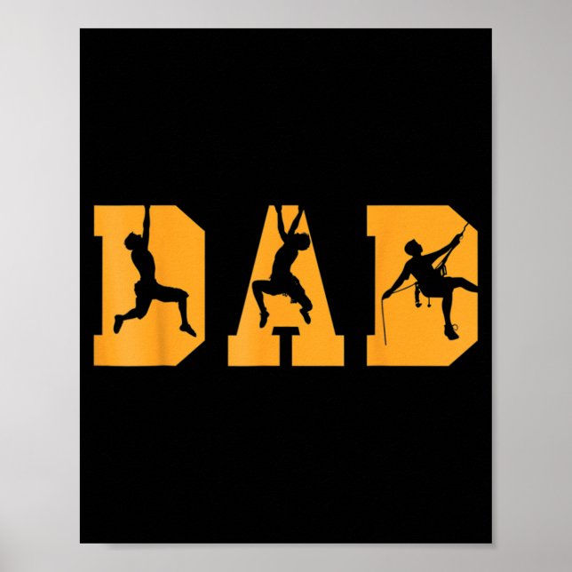 Poster Montanha Montanheira Montanheira de Pai em Pista H (Frente)