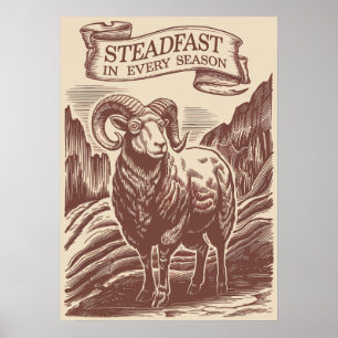 Poster Montanha Ram Steadfast - Design