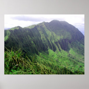 Poster Montanha Ridge de Ko'olau