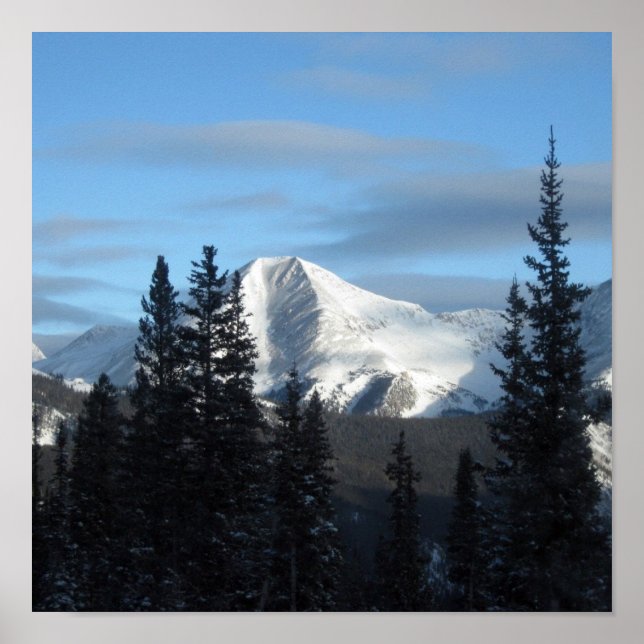 Pôster Montanha Rochosa Alta (Frente)