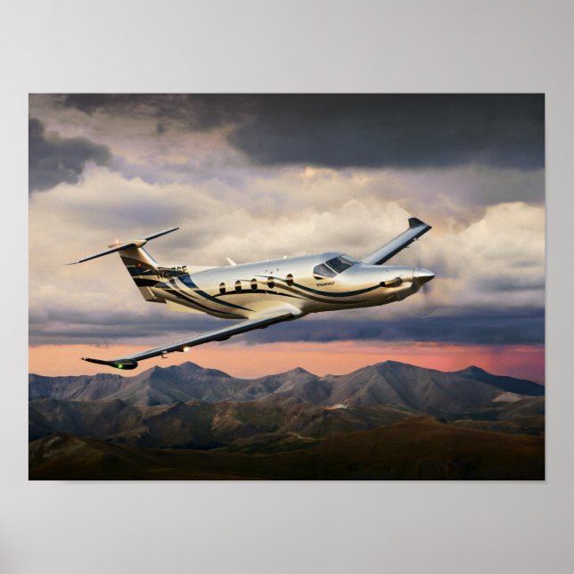 Poster Montanha Storm Pilatus (Frente)