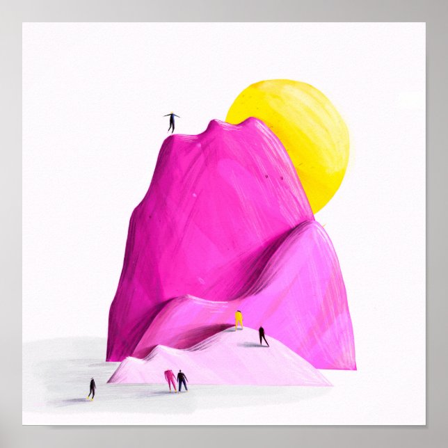 Poster Montanhas (Frente)