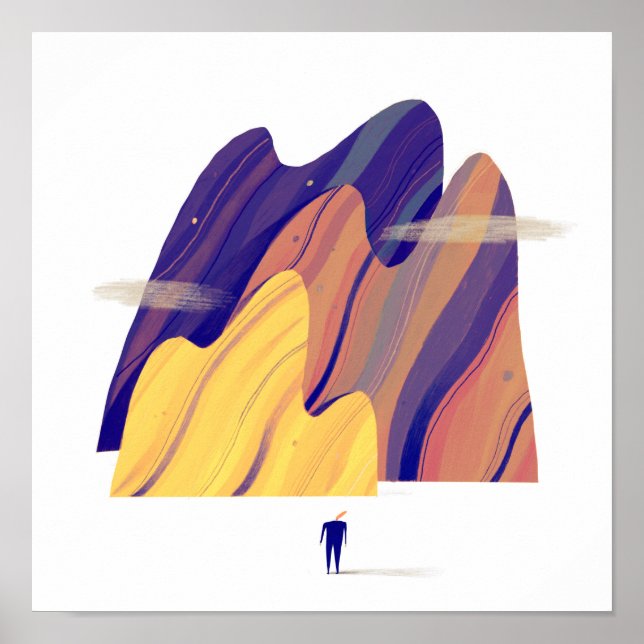 Poster Montanhas (Frente)