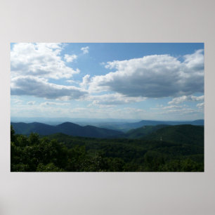 Poster Montanhas Apalaches II Shenandoah