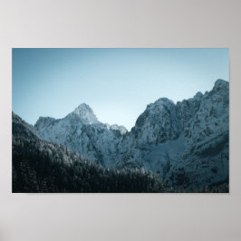 Poster Montanhas atordoantes e floresta de pântanos