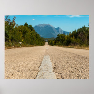 Poster Montanhas Biokovo - Croácia