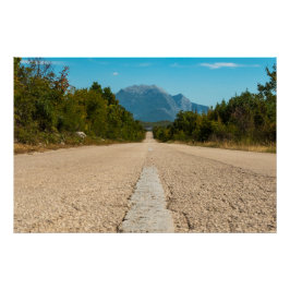 Pôster Montanhas Biokovo - Croácia