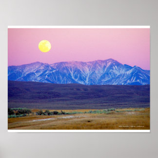 Pôster Montanhas brancas, Califórnia, Etats-Unis