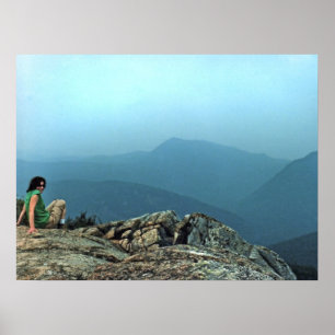 Poster Montanhas brancas Vista