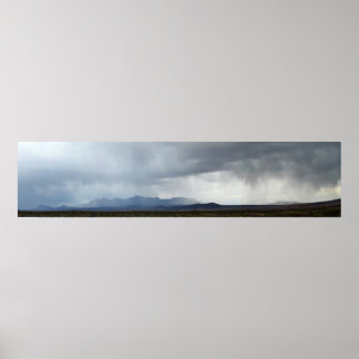 Poster Montanhas Chisos - Tempestade - Grande Dobro