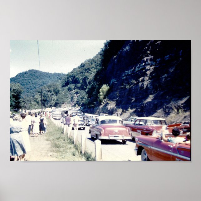 Pôster Montanhas da Carolina do Norte (Frente)