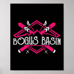 Poster Montanhas de Esqui Esquiadora Descida Mulheres Est