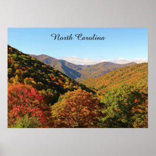 Pôster Montanhas de North Carolina