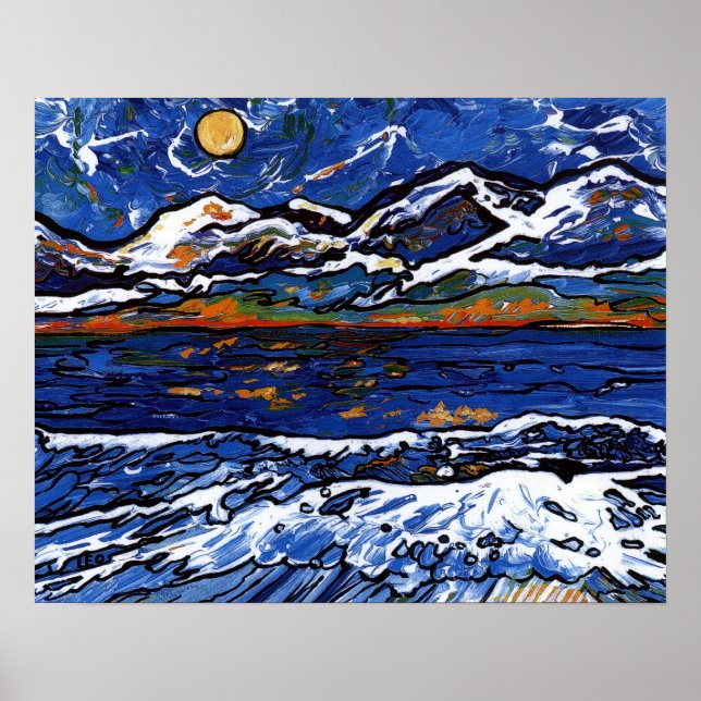 Pôster Montanhas de olimpiadas (Frente)