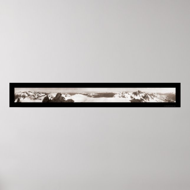 Pôster Montanhas de olimpiadas WA Foto 1907 (Frente)