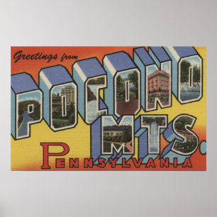 Pôster Montanhas de Pocono - grandes cenas da letra
