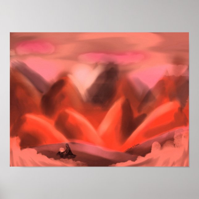 Poster Montanhas do Fogo (Frente)