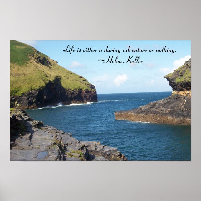 Poster Montanhas e rios (Frente)