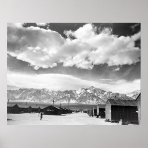 Poster Montanhas em Manzanar: 1943