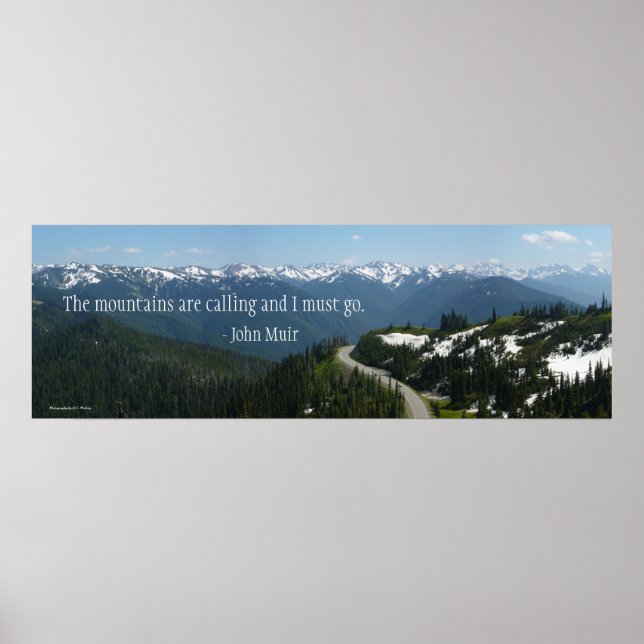 Pôster Montanhas estão chamando (Frente)