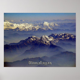 Poster Montanhas Himalaias Gargas - Pico Everest