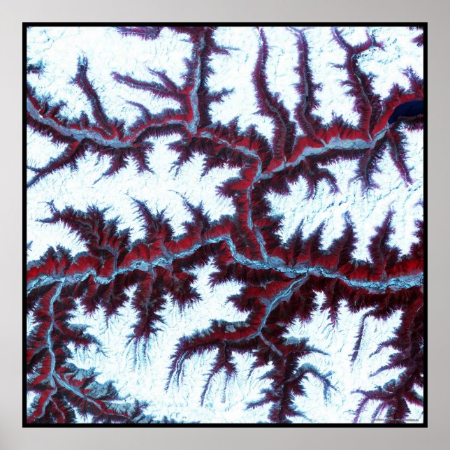 Pôster Montanhas Himalayan (Frente)